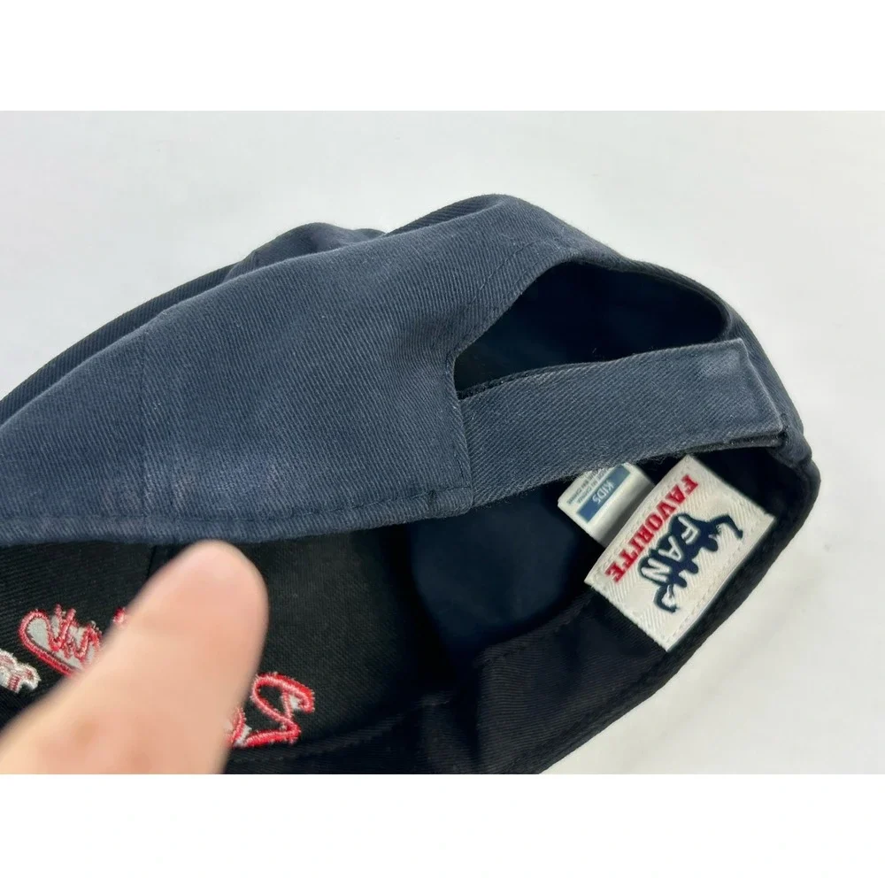 Boston Red Sox MLB Hat Cap Genuine Merchandise Kids Size Strapback Blue Flaws
